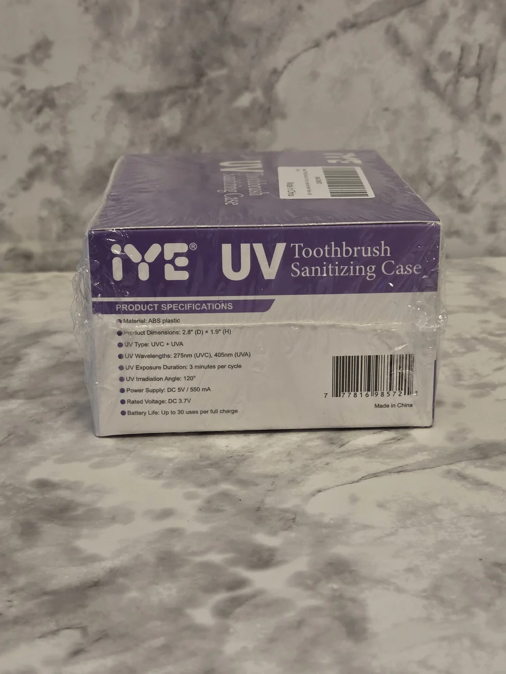 UV Toothbrush Sanitizing Case